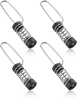 4 Pcs Fishing Flag Clips, holding Small flags on boat, Attach burgees on halyards on sailboat, Stainless Steel 316 Marine Grade