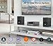 Stereo System for Home, LONPOO Bluetooth Micro Stereo Shelf System with 100 Watts RMS, Build-in FM Radio, USB Playback and AUX-in,Black