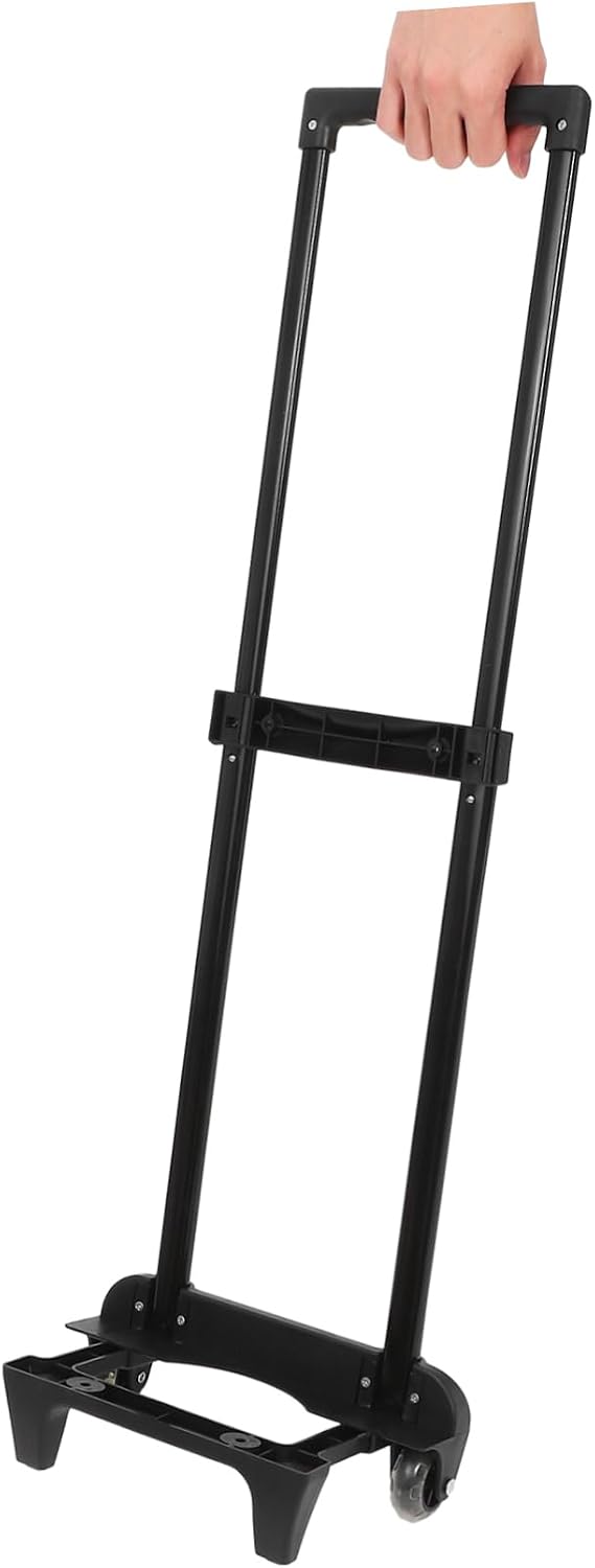 Zerodeko Portable Hand Truck Folding Design Large Luggage Cart for Travel Utility Cart Telescopic Handle and Bungee Cords