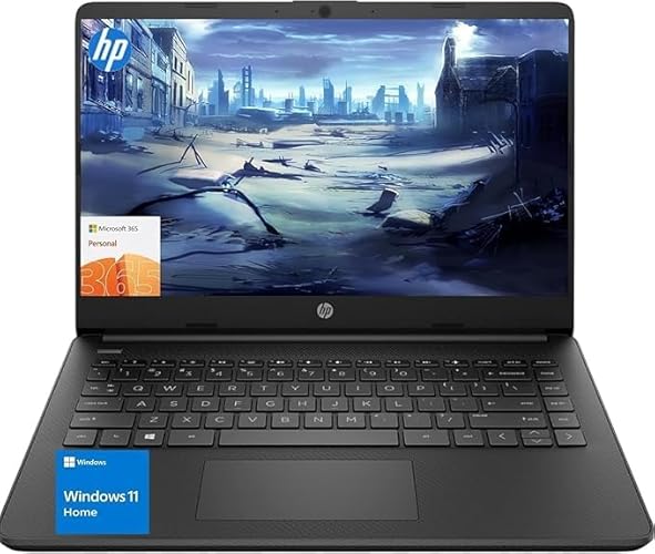 HP Ultrabook Laptop with Microsoft Office 365, Intel 2-Core CPU, 1.1TB Storage (1TB OneDrive and 64GB SSD), 8GB RAM, Windows 11, No Mouse