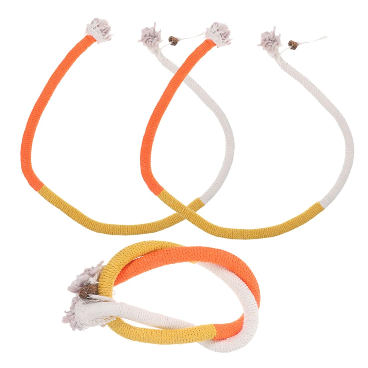 INOOMP 15piezas Juguete Interactivo para Gatos Hierba Gatera Cuerda para Masticar y Jugar Interiores para Instintos Naturales y Mantener Tu Gato Entretenido