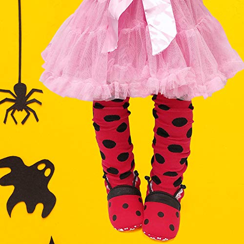 Bowbear Baby Polka Dot and Solid Color Leg Warmers3