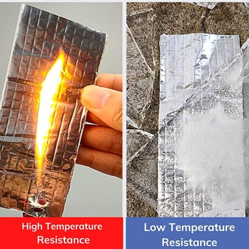 Buffer 2 Mt Yüksek Sıcaklık Dayanan Su Geçirmez Çatı Duvar Çatlak Onarıcı Yapışkan Bant Folyo 5 Cm - Görsel 3