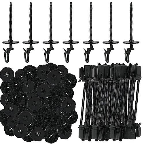 Image of Tshiwort Solar Panel Guard Clips, 30pcs Animal Guard Fastener Clips, Solar Panel Animal Guard Roll Kit, Stainless Steel Fastener Clips for Solar Panel