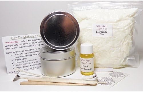 Wild Herb Candle Making Kit (Butt Naked)