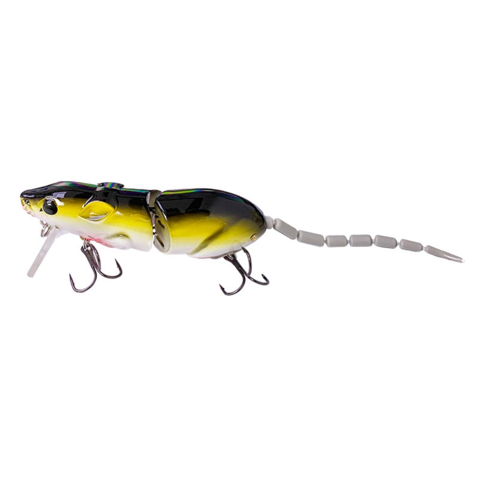 QIAOLIDA Realistic Lures Floating Baits Mimicking Rodents Movement Ideal For Topwater Strikes On Fish Hard Baits 8Cm