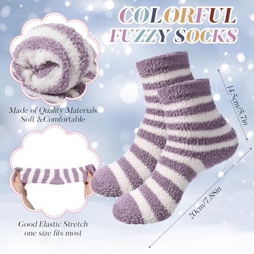 Image of Handepo 60 Pairs Women Fuzzy Socks Bulk