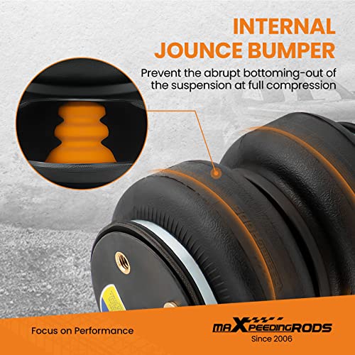 Maxpeedingrods 5000 Lbs Rear Air Suspension Bags Kit For Dodge Ram 1500 4Wd 2019 2020 2021 2022 Air Spring Bag Kit #TOP5