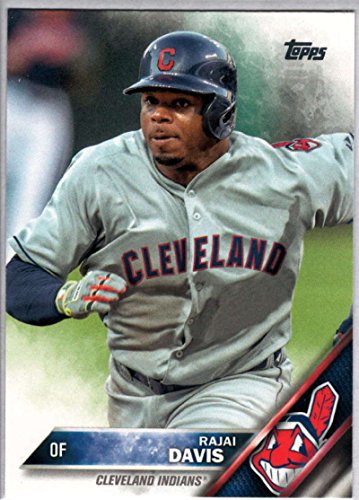 2016 Topps Series 2 Baseball #468 Rajai Davis Cleveland Indians Official MLB Trading Card