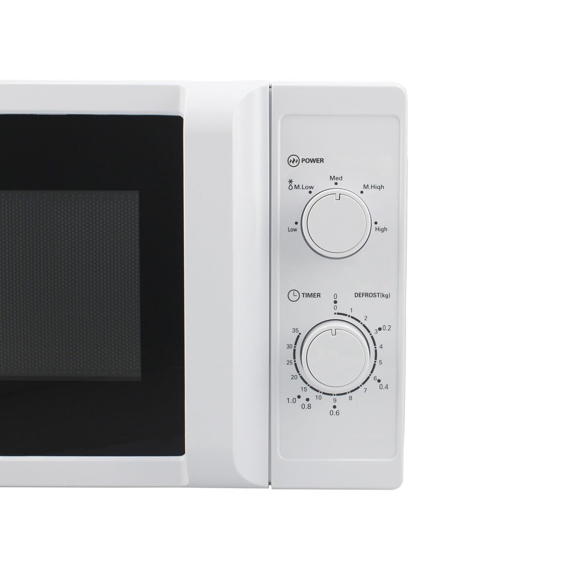 TM Electron TMPMW002WHT EASYWAVE Microonde con capacità di 20 litri, 700 W, 5 livelli di potenza, funzione sbrinamento e timer da 35 min, colore bianco