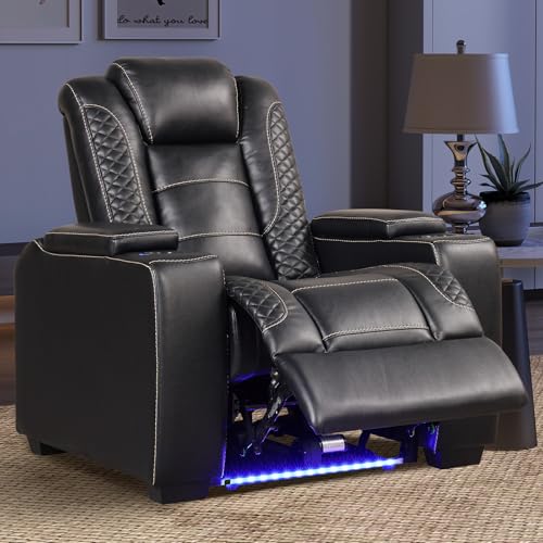 EBELLO Power Home Theater Seating, Electric Gaming Recliner