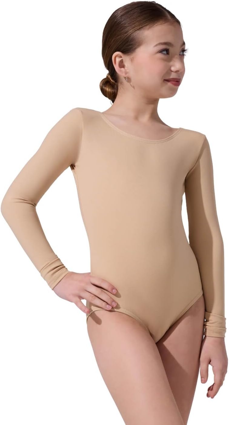 Capezio Girls' Team Basics Long Sleeve Leotard