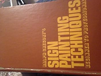 Hardcover Sign painting techniques Book