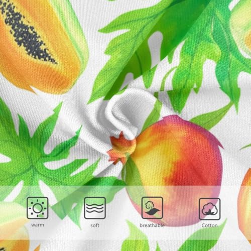 Floral Watercolor Papaya Little Girl Panties Girls Underwear Toddlers Cotton Personalized Kids Briefs Undies 2t3