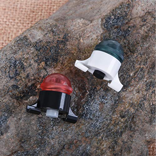Alarme de batida CLISPEED LED de pesca noturna com alerta de batida para vara de pesca ao ar livre (