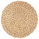 37 cm de diámetro Ikea Juego de mesa \'soaré\' redonda espacio Juego de jacinto de agua – 37 cm Diámetro – Mano, acrílico, naturaleza, 37 cm Durchmesser