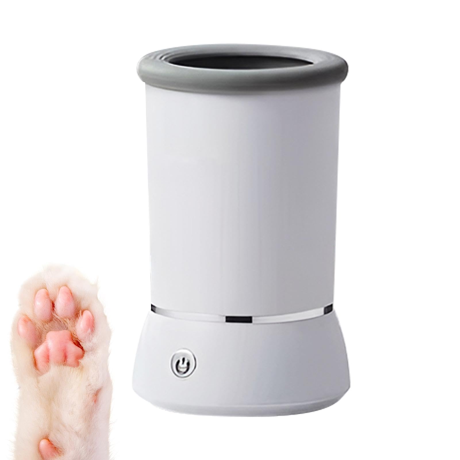 Limpiador Lavadora Automática Mascotas Desmontable Limpiador Patas Para Perro Limpiador De Patas Para Perros Electrico ABS Silicona USB Recargable Máquina De Limpieza De Pies Para Perros Medianos