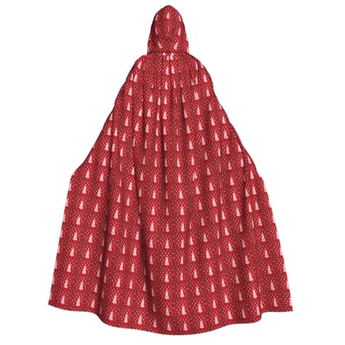 Cape à capuche sapin de Noël adulte pour réussir votre cosplay