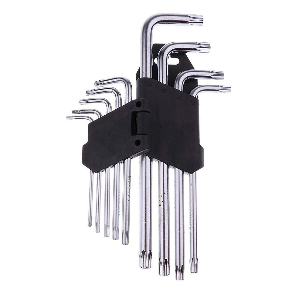 See full amazon price history chart for Torx/Star Allen Key Set of 9pcs with Hole from T10 to T50 Torx/Star Allen Key Set of 9pcs with Hole from T10 to T50 (B0DHHK18S2) Amazon Price History, Amazon Price Tracker