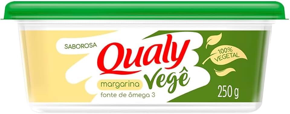 Margarina Qualy Vegana 250g Vegê - 100% Vegetal 250g