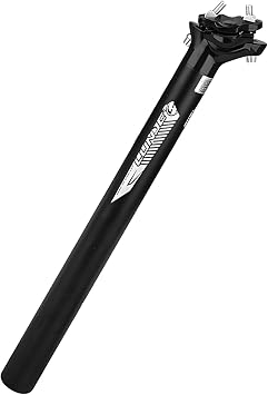 Bike Seatpost 27.2/30.9/31.6mm Bicycle Seat Post, 350mm/400mm Length Aluminum Alloy Bicycle Seat Tube, Suspension Seats Post for Mountain Bikes and Road Bikes, MBX