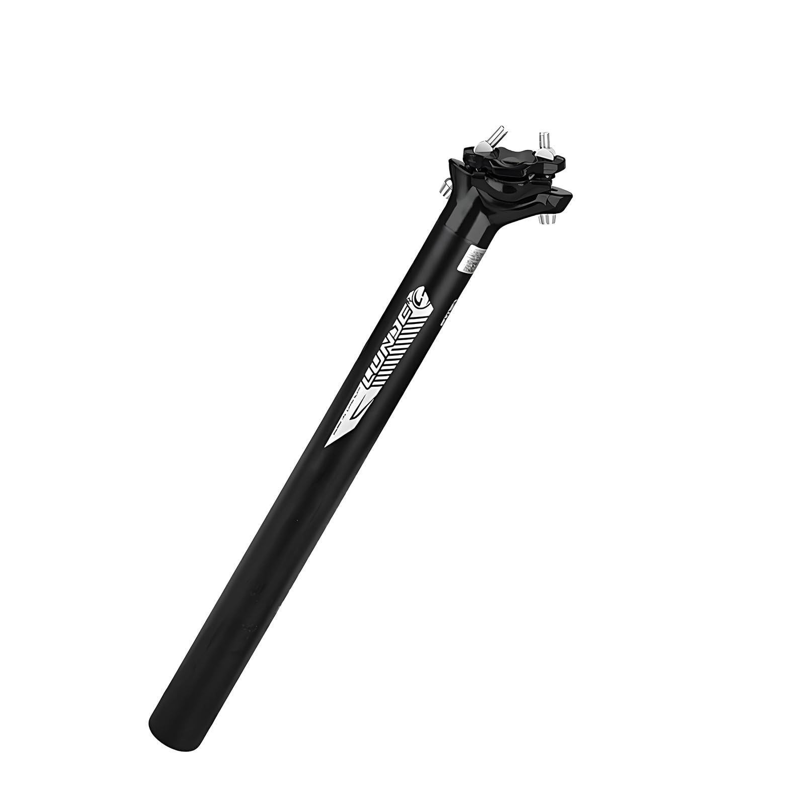 Bike Seatpost 27.2/30.9/31.6mm Bicycle Seat Post, 350mm/400mm Length Aluminum Alloy Bicycle Seat Tube, Suspension Seats Post for Mountain Bikes and Road Bikes, MBX (Black, 30.9*350mm)
