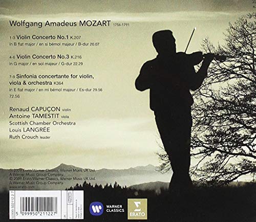 Renaud Capuçon/Antoine Tamesti - Mozart. Violin Concertos 1 & 3