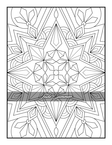 100 Amazing Patterns: An Adult Coloring Book with Fun, Easy, and Relaxing Coloring Pages - Image 56