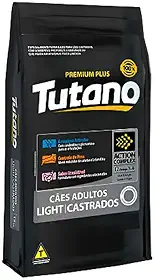 Ração Premium Plus Light para Cães Adultos Castrados, 3kg