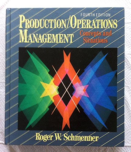 Production/Operations Management: Concepts and ... 0024069256 Book Cover