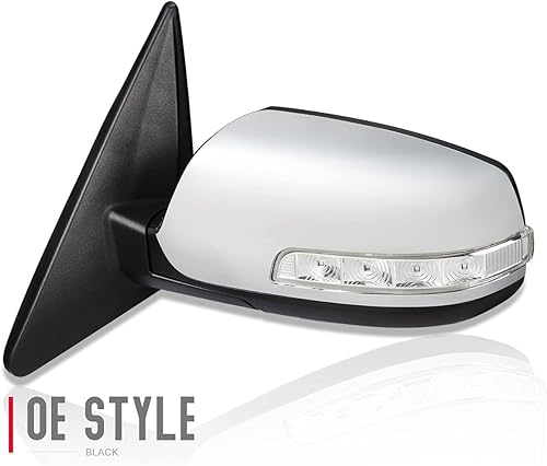 Miniatura 3 de DNA Motoring OEM-MR-KI1320212 - Espejo retrovisor para puerta del lado del conductor izquierdo con señal de giro y memoria compatible con Sorento