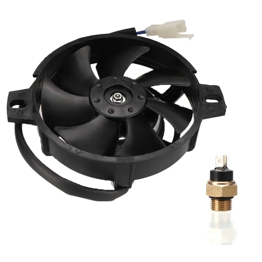 Ventilador de radiador de 4 pulgadas eléctrico para moto de cross go kart y accesorios quad Set C-80