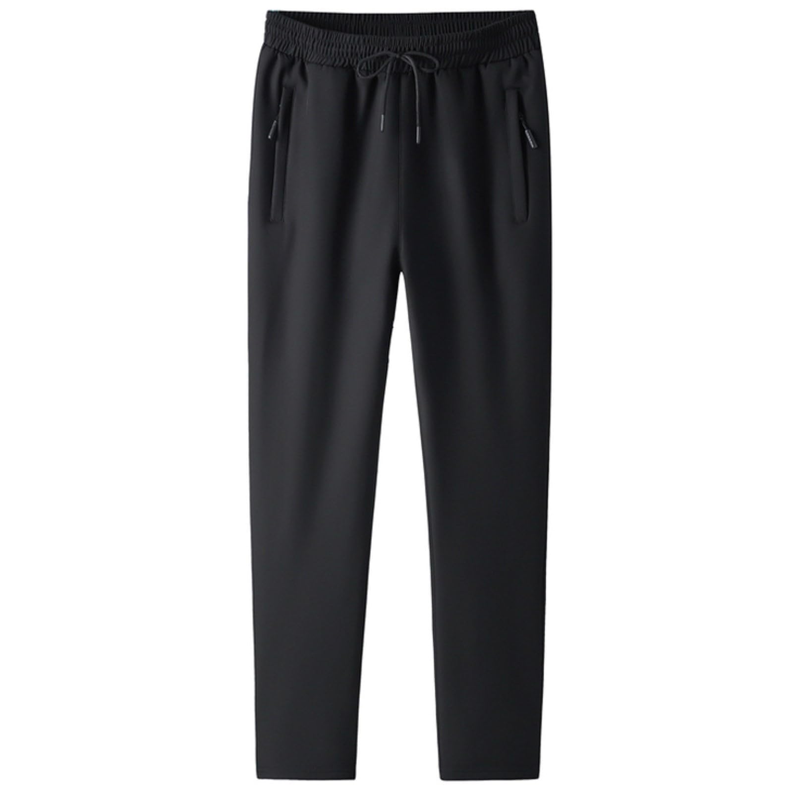 SRZYMJ Jogginghose Herren Winter Fleece Sweathose Trainingshose Sherpa Gefüttert Warme Männer Sporthose Baumwolle Freizeithose mit Taschen Relaxing Hose mit Kordelzug Jogginghose Herren Winter