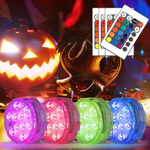 Changing Color Pumpkin Color Changing LED Pumpkin Lights with Remote, Battery Operated ...