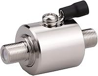 Vista 1 de Tipo F Pararrayos Hembra a Hembra 75 ohmios Celular 2G 3G 4G LTE CATV Satélite con 90V Tubo de Gas Coaxial Lightning Aresster