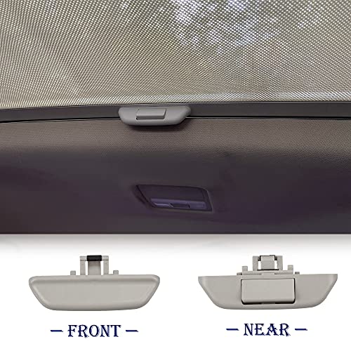 Rlb-Hilon Rear Sunroof Shade Handle Light Gray Compatible With Audi Q7 2007-2015 4L0898924B #TOP2