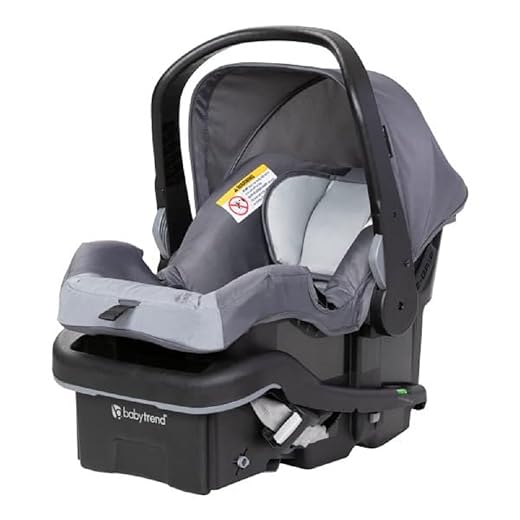 Baby Trend EZ-Lift™ Plus Infant Car Seat, Ultra Grey – Newborn Comfort Padding, Lightweight Carry Build, Adjustable Harness System