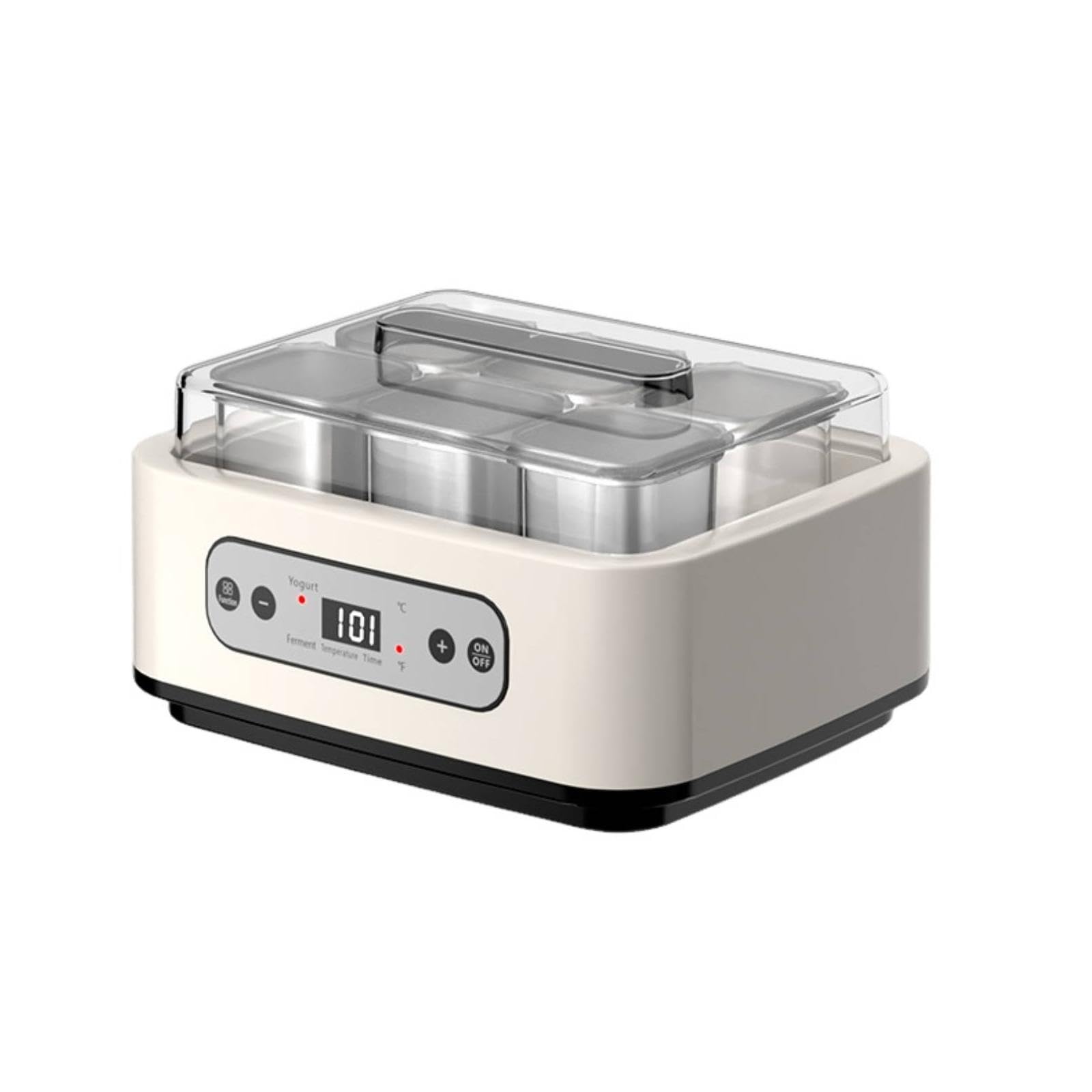 Countertop Yogurt Maker LED Display Digital Yogurt Squa | Countertop Yogurt Maker LED Display Digital Square Cup Cups Fermentation Machine Pp Glass-image-22