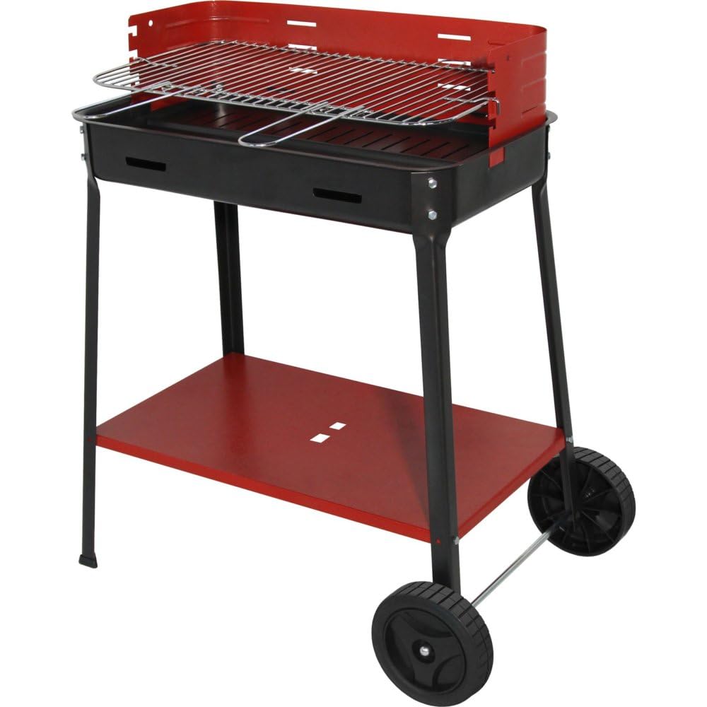 1 PZ BARBECUE CON RUOTE CM 50X35X80H Nextradeitalia