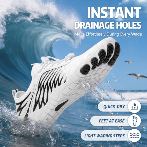 Image of ELETON Barefoot Shoes Women Men Hiking Water Shoes Wide Toe Box Zero Drop