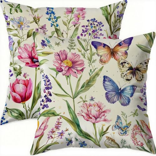 Housse coussin 65x65cm en velours double face de qualité premium - 2