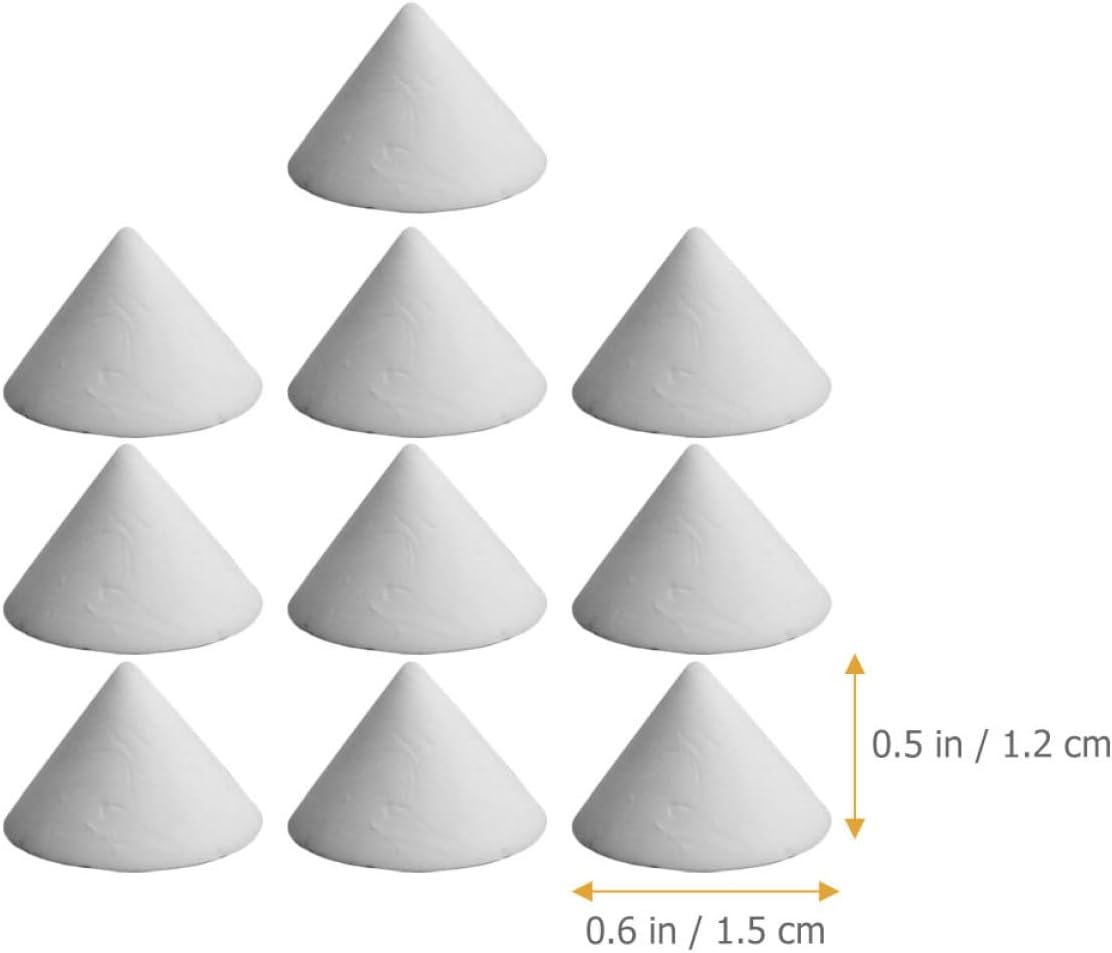 Zerodeko 50pcs Pottery Kiln Moveable Support Nails Ceramic Firing Stilts Kiln Tools High Temperature Resistant for Ceramic Firing Accessories