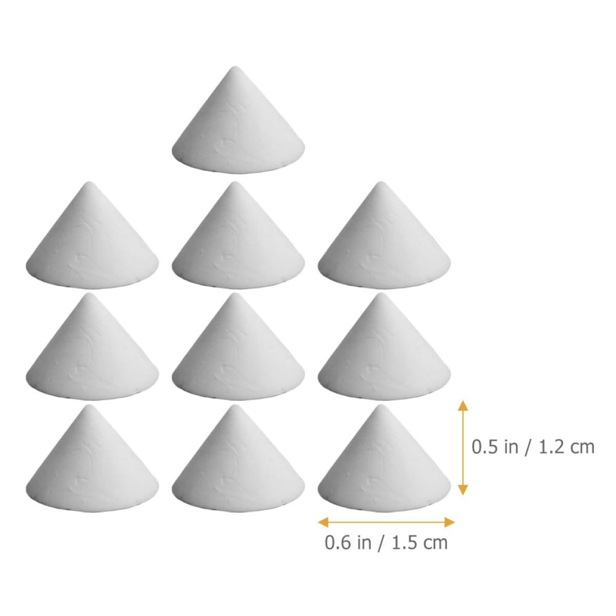 50pcs Ceramic Refractory Kiln Stilts Support Nails High-temperature Resistant Pottery Firing Accessories for Clay Kiln Crafting