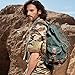 BRASS TACKS Leathercraft Heavy Duty Waxed Canvas Vintage Backpack for Men Women Trim Casual 15.6