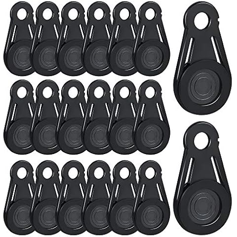 20 Pack Tarp Grabbers Movable Tarp Clips for Outdoor Camping, Tent, Awning, Banner, Cover, Tarps and Plastic Sheeting Cover