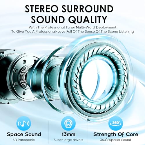 Gxpjycfob Bluetooth 5.3 Sleep Headphones, Wireless Earbuds, Mini Sleep Earbuds with Noise Blocking, Comfortable Sleep Earphones Wireless with Power Indicator, Wireless Ear Buds for Sleeping Work Gxpjycfob Bluetooth 5.3 Sleep Headphones, Wireless Earbuds, Mini Sleep Earbuds with Noise Blocking, Comfortable Sleep Earphones Wireless with Power Indicator, Wireless Ear Buds for Sleeping Work