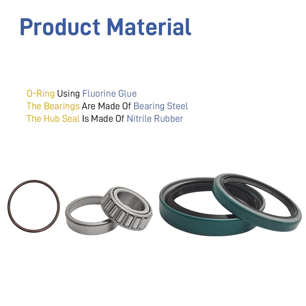 Front Wheel Hub Strut Bearings Seals Compatible with Polaris Sportsman Scrambler Magnum Xplorer Xpedition Big Boss Diesel Worker 500 425 400 335 325 300 OEM# 3610028 3554509 3554507 3610019 3554506