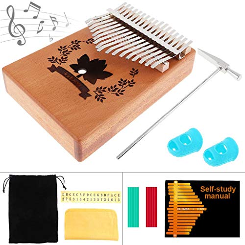 Zyj Piano Kalimba en Acajou de 17 Touches avec Instrument de Musique à Clavier Naturel avec Trou de Feuille d’érable - Les Beatles, Paul McCartney, John Lennon, RIngo Starr, George Harrison Zyj Piano Kalimba en Acajou de 17 Touches avec Instrument de Musique à Clavier Naturel avec Trou de Feuille d'érable – Image 7