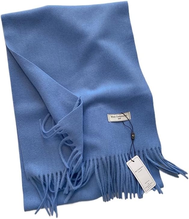 Fall and winter classic imitation cashmere solid color fringed women's warm thickened scarf fashion high-end shawl