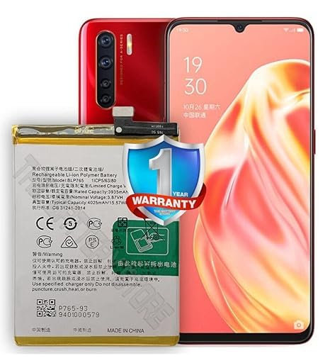Image of Original BLP765 Battery for Oppo Reno 3 / A91 / F15 CHP2001 / CPH2021 PCPM00 Battery with 1 Year Warranty ****(G0076)